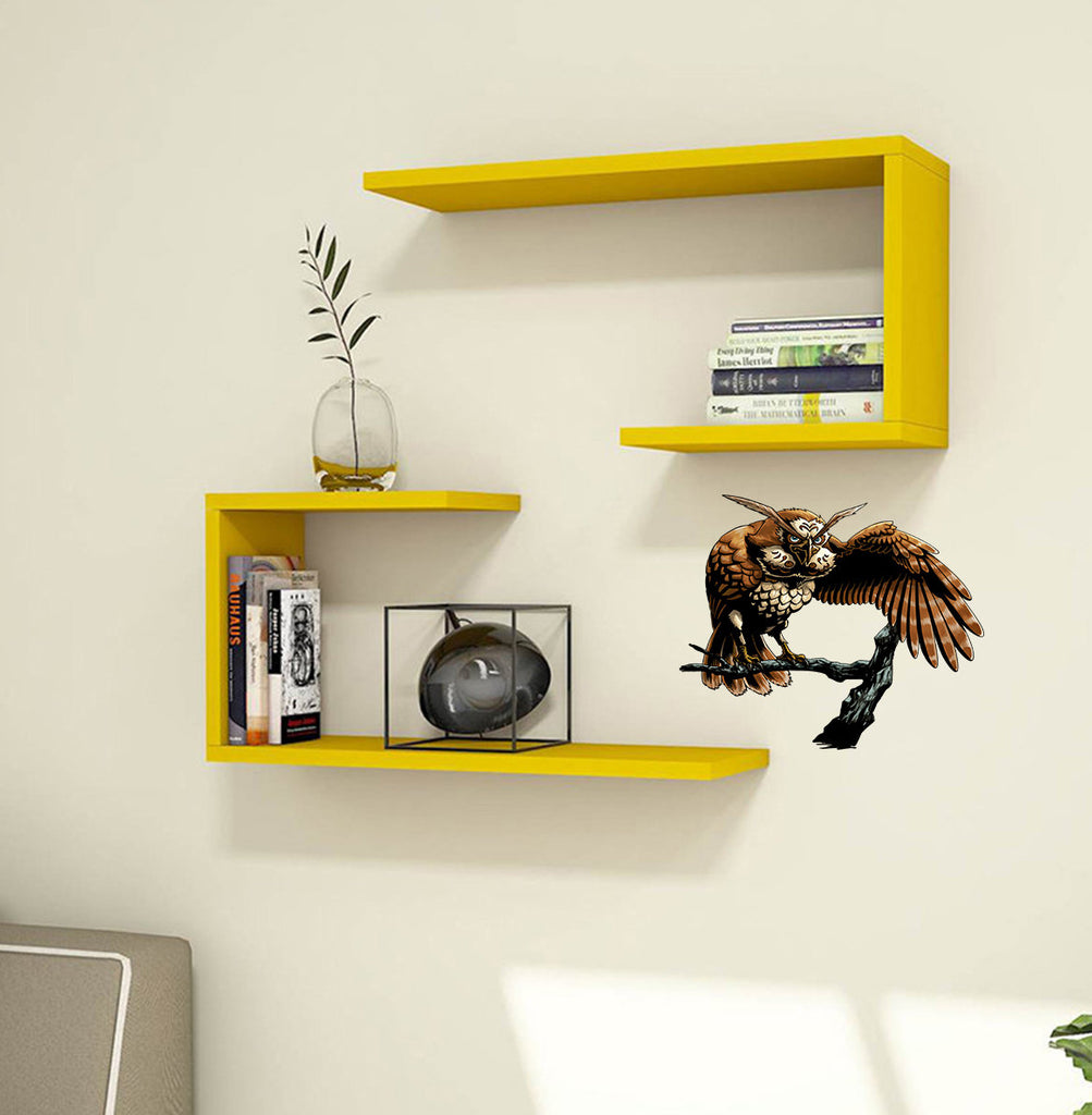 Fantasy Owl Decal, Fantasy Owl Sticker, Fantasy Owl Wall Decal