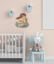 Load image into Gallery viewer, Cherub on a Cloud Decal, Cherub on a Cloud Sticker, Cherub on a Cloud Wall Decor