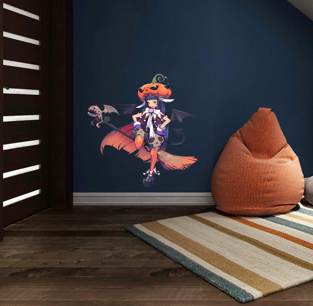 Halloween Anime Wall Decal, Halloween Anime Wall sticker, Halloween Anime wall decor