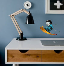 Load image into Gallery viewer, Skier Wall Decal, Skier Wall sticker, Skier wall decor