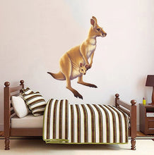 Load image into Gallery viewer, Kangaroo Decal, Kangaroo Sticker, Kangaroo Nursery Decor, Kangaroo for baby room