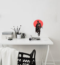 Load image into Gallery viewer, Japanese Samurai Decal, Japanese Samurai Sticker, Japanese Samurai Wall Decor