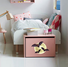 Load image into Gallery viewer, Moon and Bats Decal, Moon and Bats Sticker, Moon and Bats Wall Decor