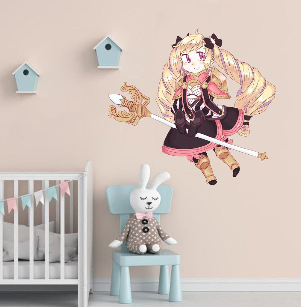 Sorceress Girl Wall Decal, Sorceress Girl Wall sticker, Sorceress Girl wall decor
