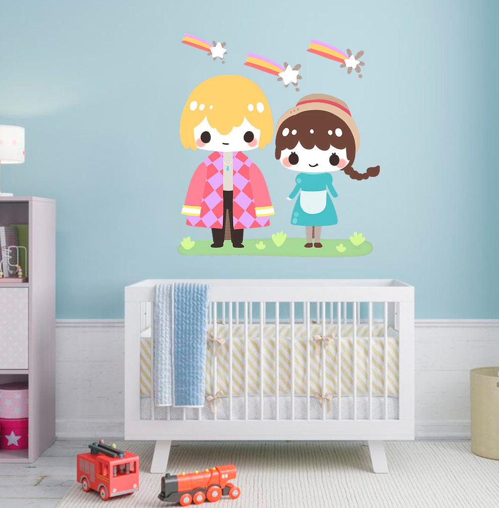Kids Friendship Decal, Kids Friendship Sticker, Kids Friendship Nursery Decor