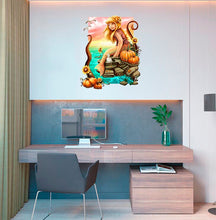 Load image into Gallery viewer, Mermaid Girl Wall Decal, Mermaid Girl Wall sticker, Mermaid Girl wall decor