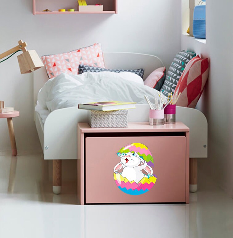 Easter Bunny Decal, Easter Bunny Sticker, Easter Bunny Wall Decal
