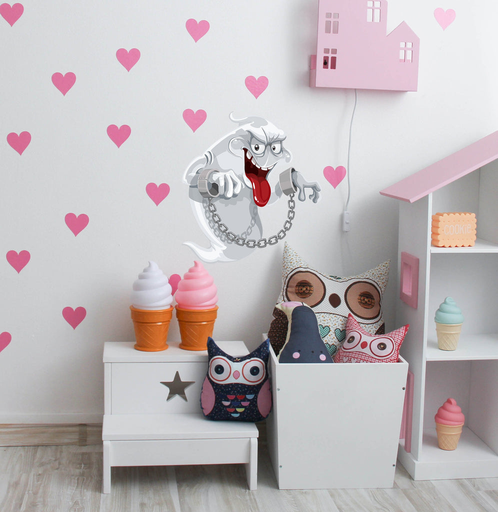 Laughing Ghost Decal, Laughing Ghost Sticker, Laughing Ghost Wall Decor
