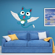 Load image into Gallery viewer, Angel Kitty Wall Decal, Angel Kitty Sticker, Angel Kitty Wall Decor