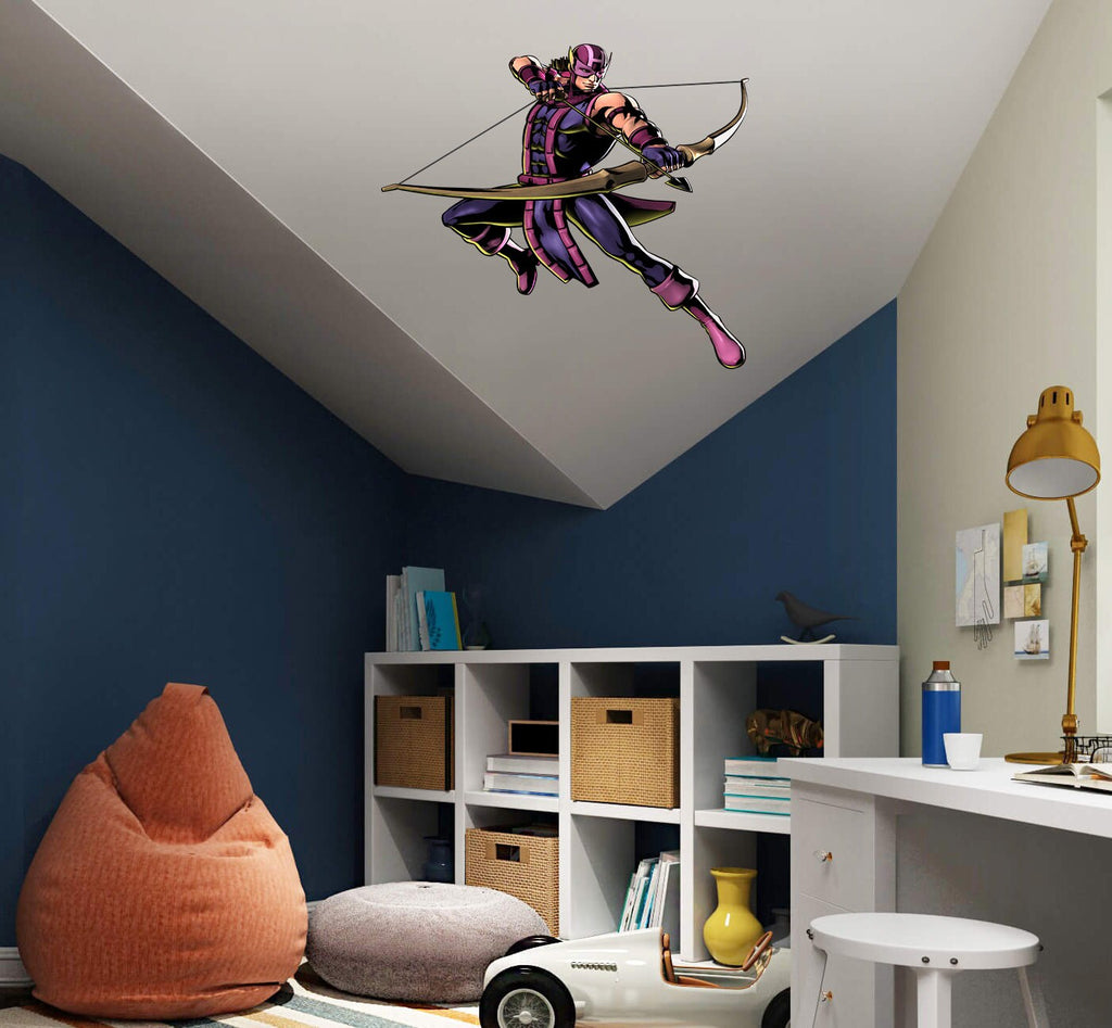 Superhero Wall Decal, Superhero Wall sticker, Superhero wall decor