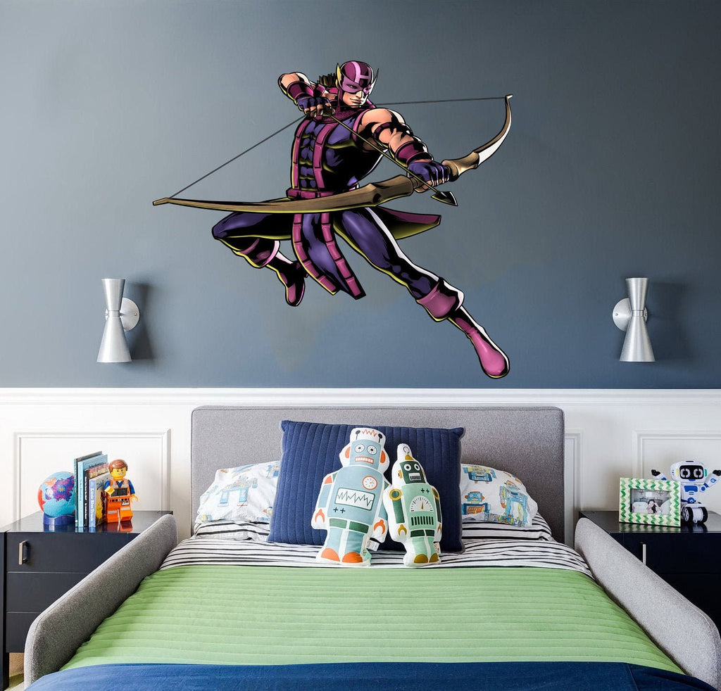 Superhero Wall Decal, Superhero Wall sticker, Superhero wall decor