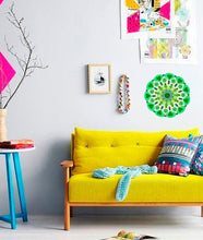Load image into Gallery viewer, Mandala Heart Wall Decal, Mandala Heart Wall sticker, Mandala Heart wall decor