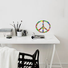 Load image into Gallery viewer, Peace Sign Decal, Peace Sign Sticker, Peace Sign Wall Decor