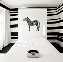 Load image into Gallery viewer, Zebra Decal, Zebra Sticker, Zebra Wall Decor