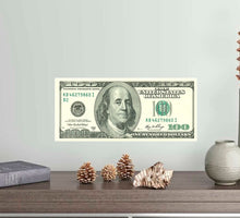 Load image into Gallery viewer, Hundred Dollar Bill Decal, Hundred Dollar Bill, Money Sticker, Money Decal