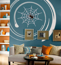 Load image into Gallery viewer, Spider Web Wall Decal, Spider Web Wall sticker, Spider Web wall decor