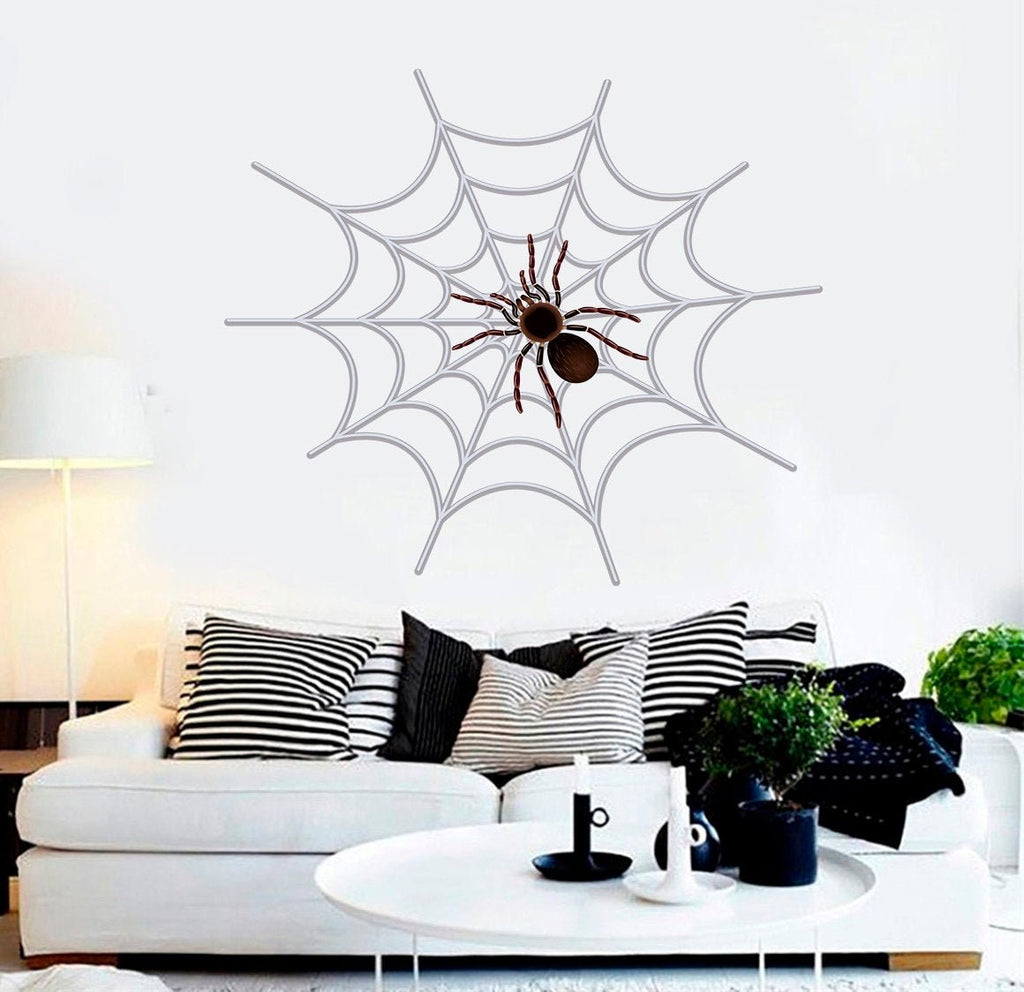Spider Web Wall Decal, Spider Web Wall sticker, Spider Web wall decor