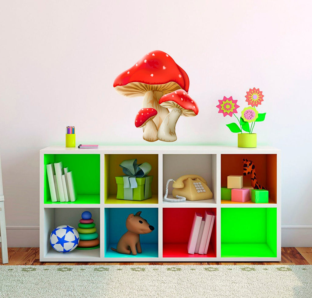 Fly Agaric Wall Decal, Fly Agaric Wall sticker, Fly Agaric wall decor