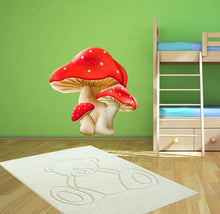 Load image into Gallery viewer, Fly Agaric Wall Decal, Fly Agaric Wall sticker, Fly Agaric wall decor