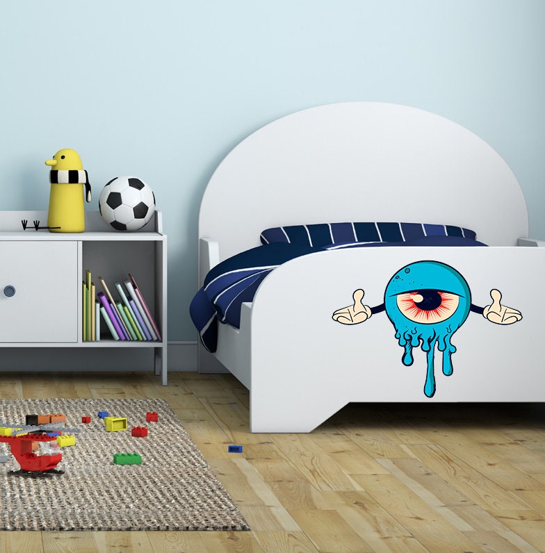 Eye Monster Decal, Eye Monster Sticker, Eye Monster Wall Decor