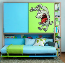 Load image into Gallery viewer, Evil Monster Wall Decal, Evil Monster Wall sticker, Evil Monster wall decor