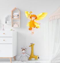 Load image into Gallery viewer, Autumn Angel Decal, Autumn Angel Sticker, Autumn Angel Wall Decor