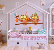 Load image into Gallery viewer, Nursery Owls Decal, Nursery Owls Sticker, Nursery Owls Decor