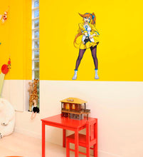 Load image into Gallery viewer, Teenage Girl Anime Wall Decal, Teenage Anime Girl Wall sticker, Teenage Anime Girl wall decor