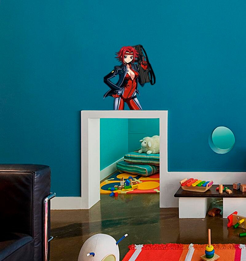 Anime Wall Decor, Anime Sticker, Anime Decal