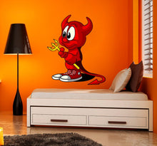 Load image into Gallery viewer, Baby Devil Wall Decal, Baby Devil Wall sticker, Baby Devil wall decor