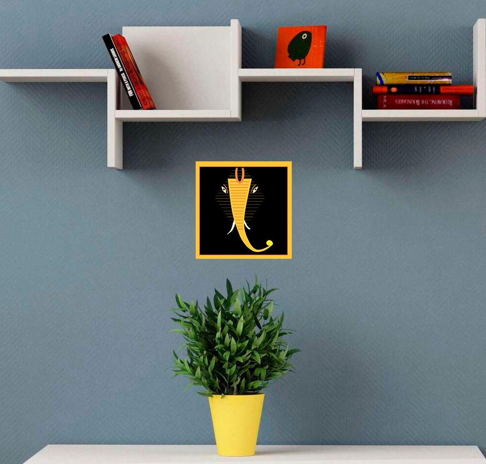 Elephant Stylish Wall Decal, Elephant Stylish Wall Sticker, Elephant Stylish Wall Decor