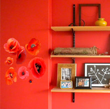 Load image into Gallery viewer, Poppy Flowers Decal, Poppy Flowers Sticker, Poppy Flowers Wall Decor