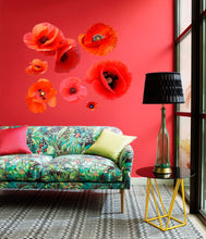 Load image into Gallery viewer, Poppy Flowers Decal, Poppy Flowers Sticker, Poppy Flowers Wall Decor