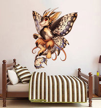 Load image into Gallery viewer, Butterfly Dragon Decal, Butterfly Dragon Sticker, Butterfly Dragon Wall Decor