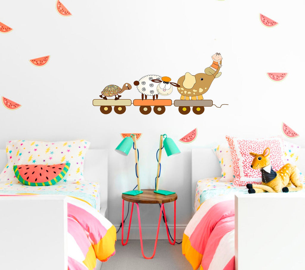Nursery Animals Decal, Nursery Animals Sticker, Nursery Animals Wall Decor