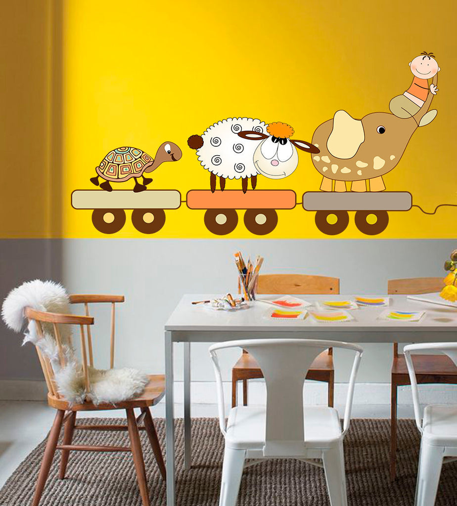Nursery Animals Decal, Nursery Animals Sticker, Nursery Animals Wall Decor