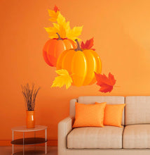 Load image into Gallery viewer, Pumpkin Decal, Pumpkin Sticker, Pumpkin Wall Decor, Pumpkin Wall Art