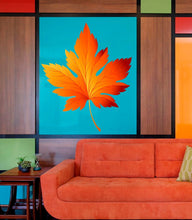 Load image into Gallery viewer, Leaf Decal, Leaf Sticker, Leaf Wall Decor, Leaf Wall Art