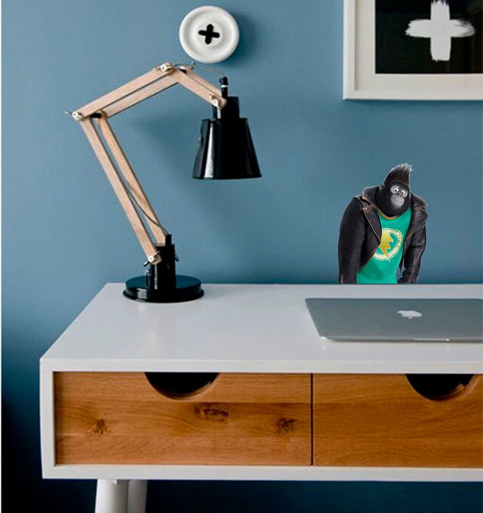 Cool Gorilla Decal, Gorilla Sticker, Gorilla Wall Art, Gorilla Wall Decor
