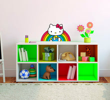 Load image into Gallery viewer, Rainbow Kitty Decal, Rainbow Kitty Sticker, Rainbow Kitty Wall Decor