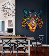 Load image into Gallery viewer, Boho Tiger Wall Decal, Boho Tiger Wall sticker, Boho Tiger wall decor