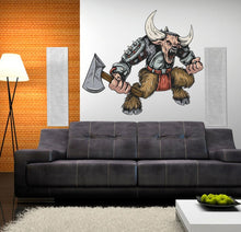 Load image into Gallery viewer, Minotaur Decal, Minotaur Sticker, Minotaur Wall Decor