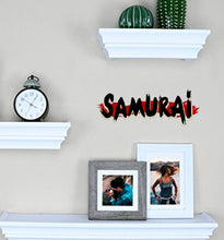 Load image into Gallery viewer, Samurai Lettering Decal, Samurai Lettering Sticker, Samurai Lettering Wall Decor