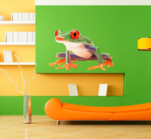 Load image into Gallery viewer, Frog Decal, Frog Sticker, Frog Wall Decor, Frog Wall Art