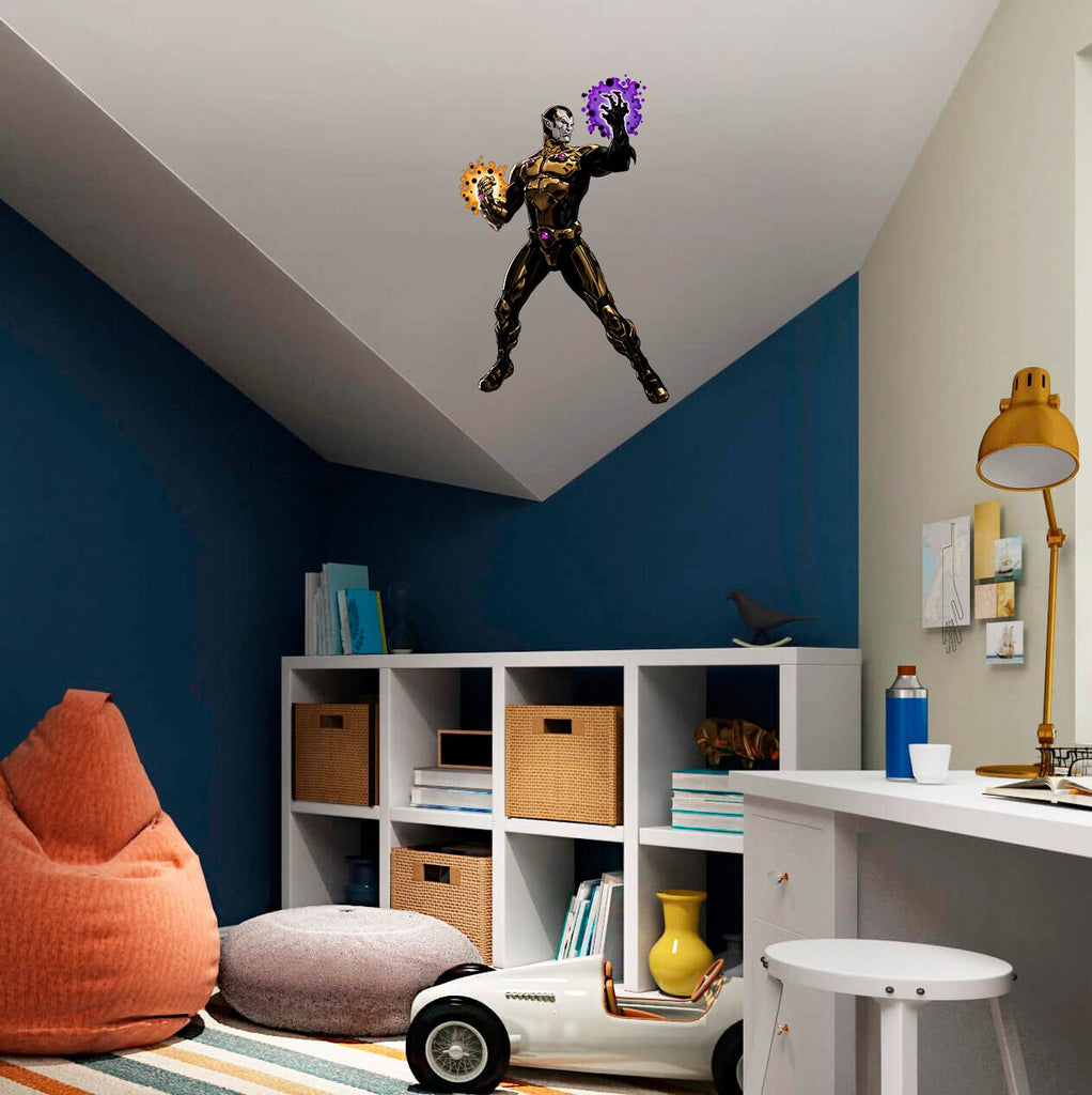 Evil Superhero Sticker, Evil Superhero Decal, Evil Superhero Wall Decor