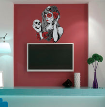 Load image into Gallery viewer, Day of the Dead Decal, Day of the Dead Sticker, Día de los Muertos Decor