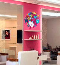 Load image into Gallery viewer, Beauty Salon Flowers Wall Decal, Beauty Salon Flowers Wall sticker, Beauty Salon Flowers wall decor