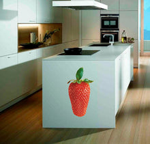 Load image into Gallery viewer, Strawberry decal, Strawberry Sticker, Strawberry Kitchen Decor, Strawberry Restaurant Decor