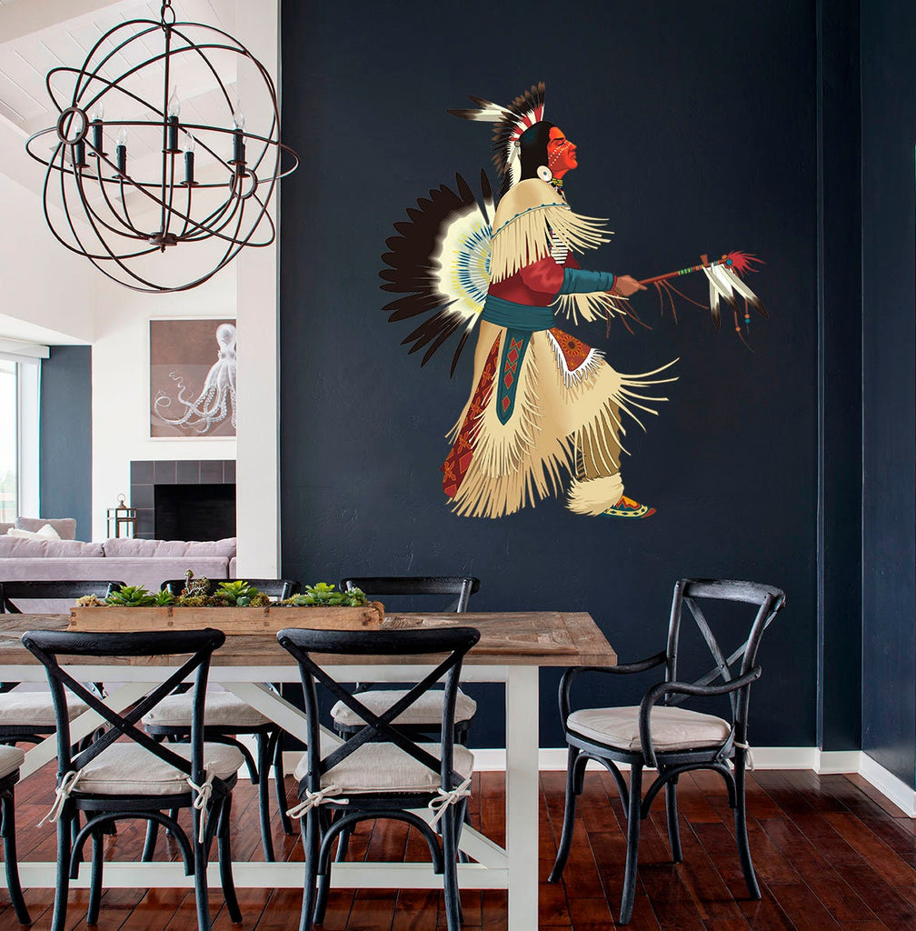 Chief Decal, Chief Sticker, Chief Inspirational Decor, Native Indian Decal