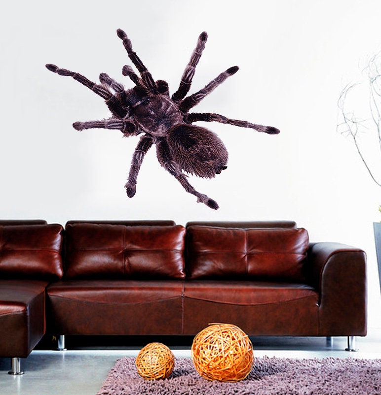 3D Tarantula Decal, 3D Tarantula Sticker, 3D Tarantula Wall Decor